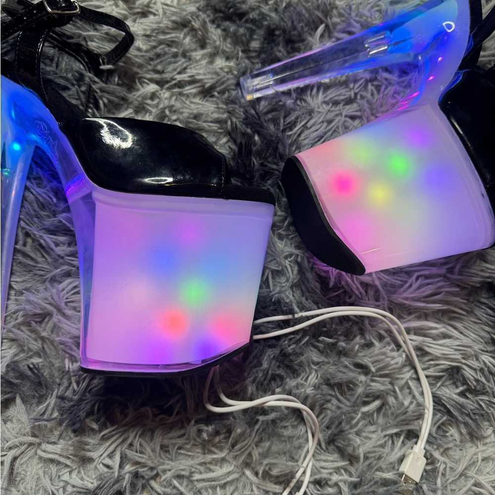 Pleaser Heels Discolite-809 size 9 - Picture 2 of 12